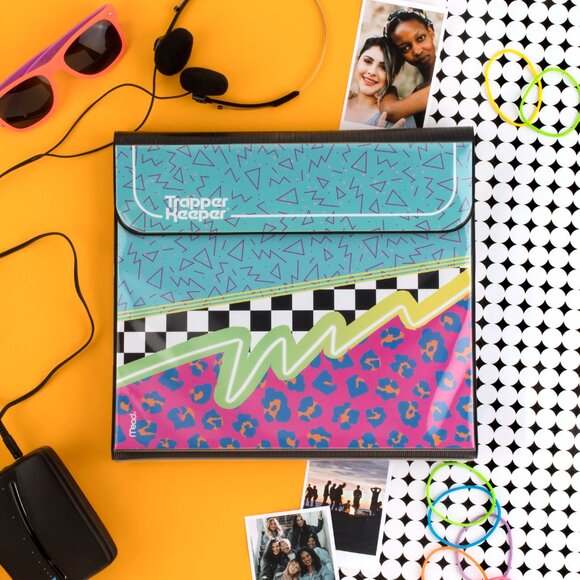 NWT Mead Trapper Keeper Binder, 1" Round Rings, Funky - Picture 6 of 8